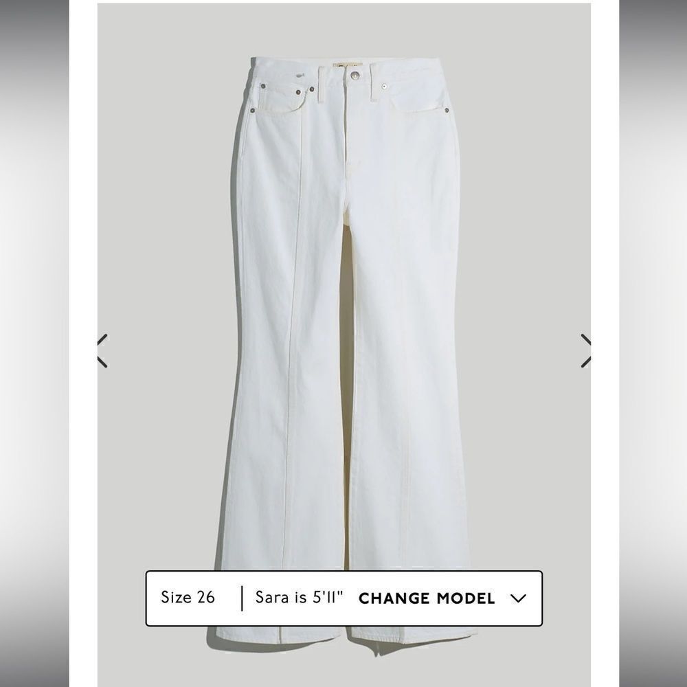 Madewell Baggy Flare Jeans - Picture 3 of 7